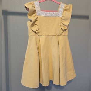 Janie and Jack yellow toddler dress